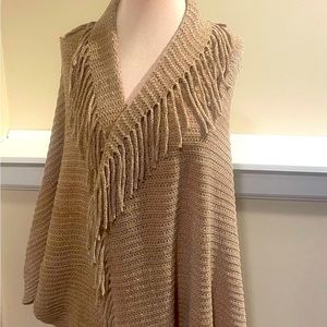 Hand knit shawl